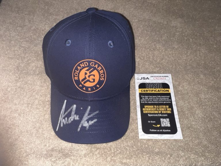 Andre Agassi Signed Official Roland Garros Hat French Open Star Paris JSA Auth