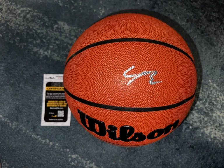 Cameron Boozer Signed Wilson NBA Basketball Duke Legend Top 5 Pick JSA Auth