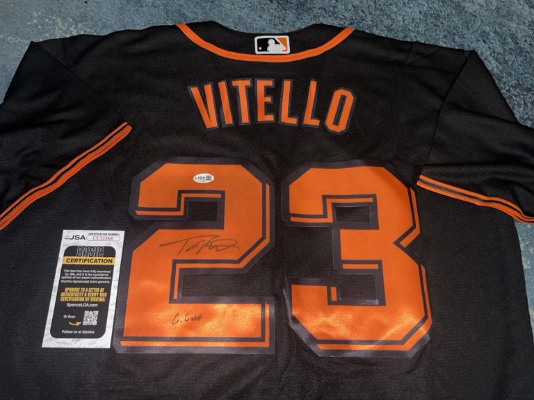 Tony Vitello Signed San Francisco Giants Jersey Star Skipper JSA Auth