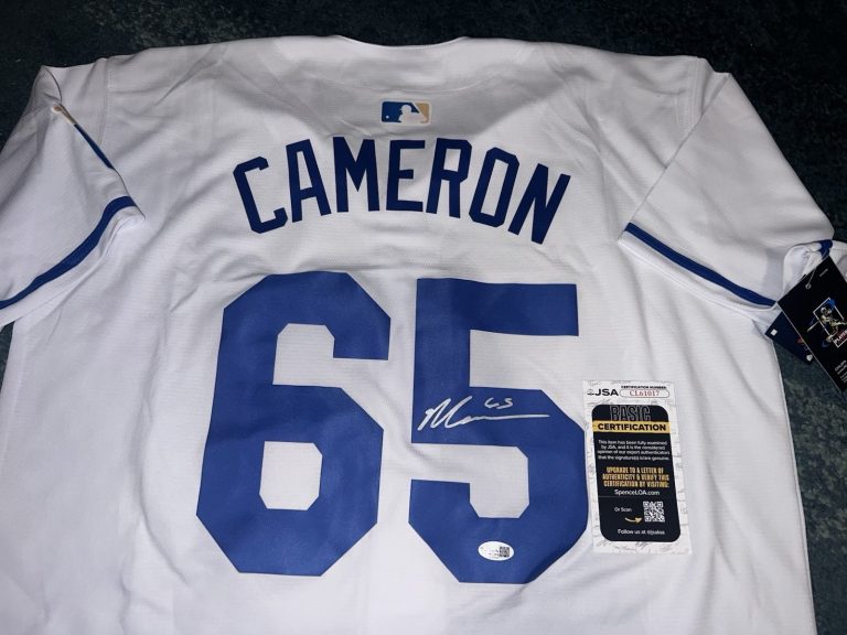 Noah Cameron Signed Kansas City Royals Jersey Superstar Ace JSA Auth