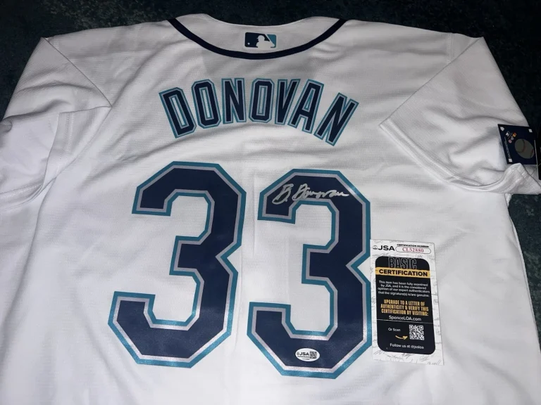 Brendan Donovan Signed Seattle Mariners Jersey Superstar Slugger JSA Auth