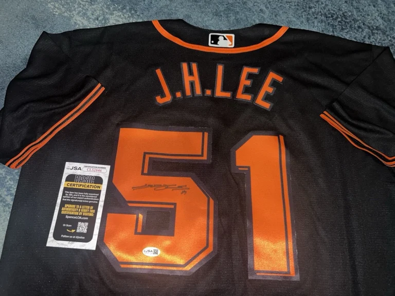 Jung Hoo Lee Signed San Francisco Giants Jersey Star Slugger JSA Auth