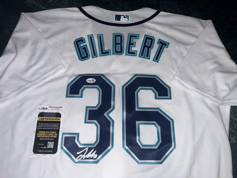 Logan Gilbert Signed Seattle Mariners Jersey Superstar Ace JSA Auth #2