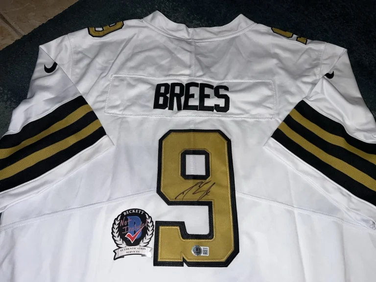 Drew Brees Signed New Orleans Saints Jersey Superstar Hall Of Fame Beckett