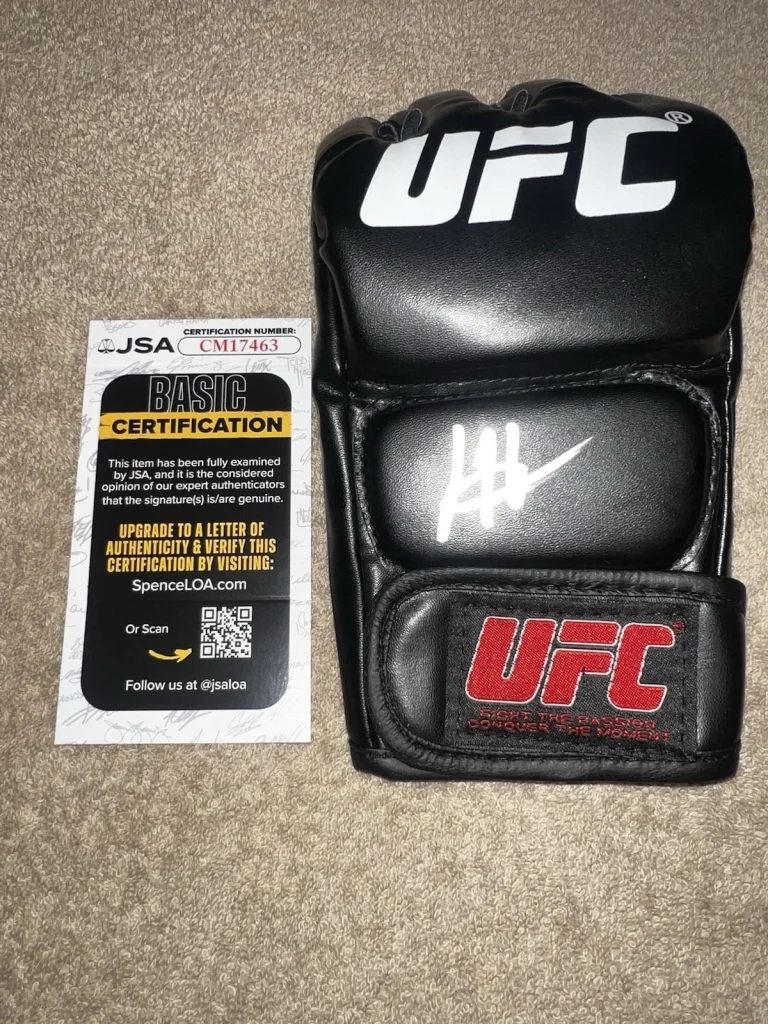 Josh Hokit Signed UFC MMA Glove UFC Legend The Incredible Hok JSA Auth #2