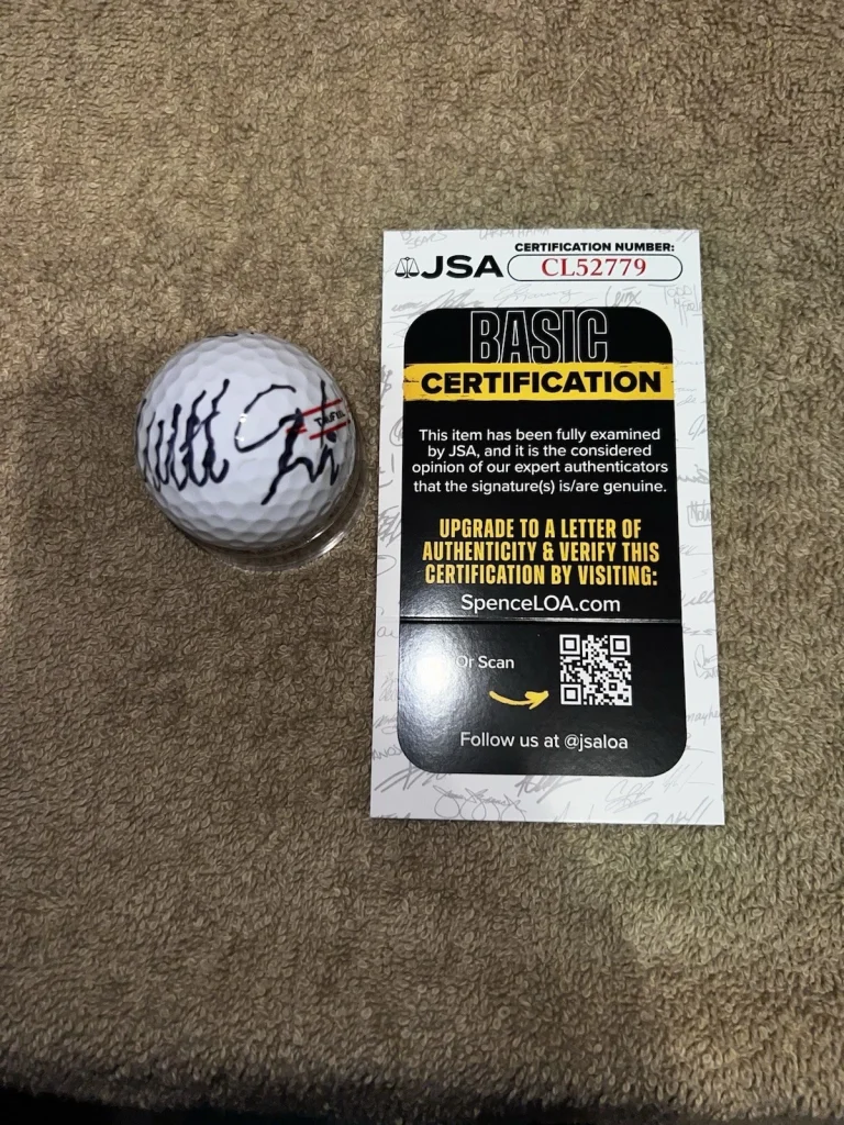 Matt Fitzpatrick Signed Official 122nd US Open Golf Ball PGA Legend JSA Auth