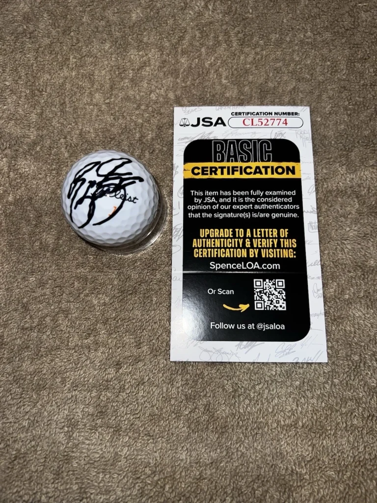 Rickie Fowler Signed Official Titleist Golf Ball PGA Legend JSA Cert #2