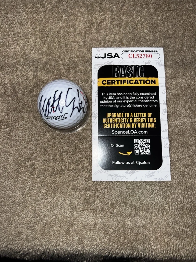 Matt Fitzpatrick Signed Official 122nd US Open Golf Ball PGA Legend JSA Auth #3