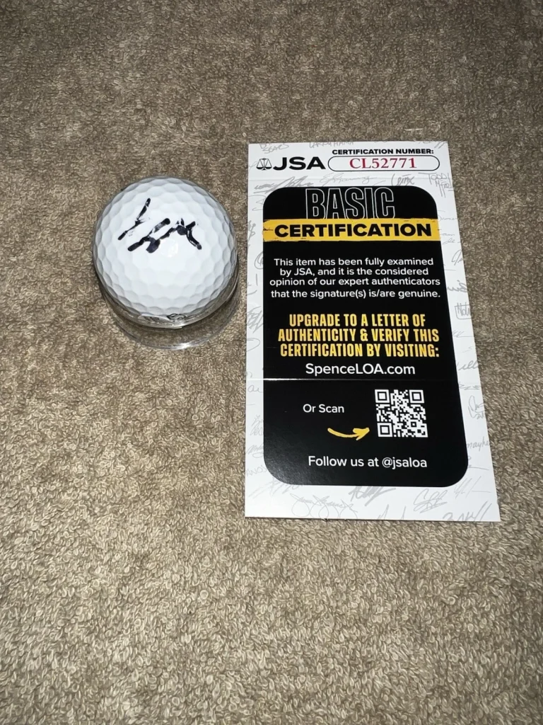 Jordan Spieth Signed Official Calloway Golf Ball PGA Legend JSA Cert