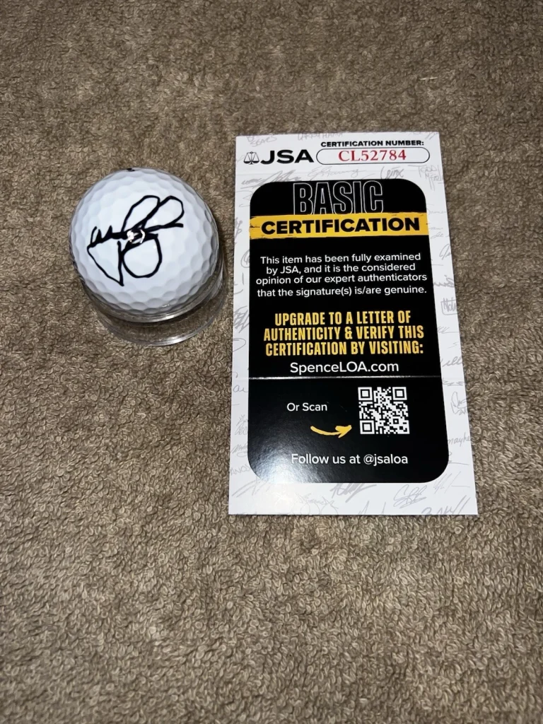 Michael Thorbjornsen Signed Official Titleist Golf Ball PGA Legend JSA Cert #2
