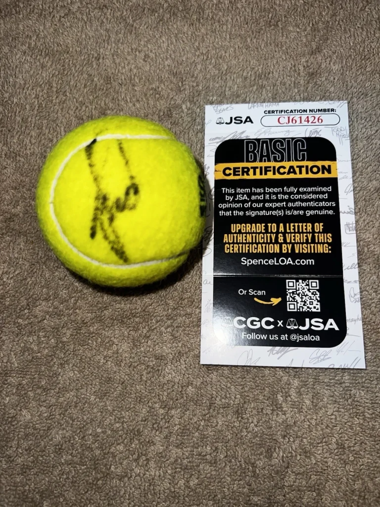 Elena Rybakina Signed Official Wimbledon Tennis Ball Superstar JSA Auth