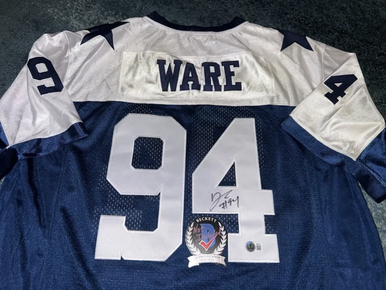DeMarcus Ware Signed Dallas Cowboys Jersey Superstar Hall Of Fame Beckett