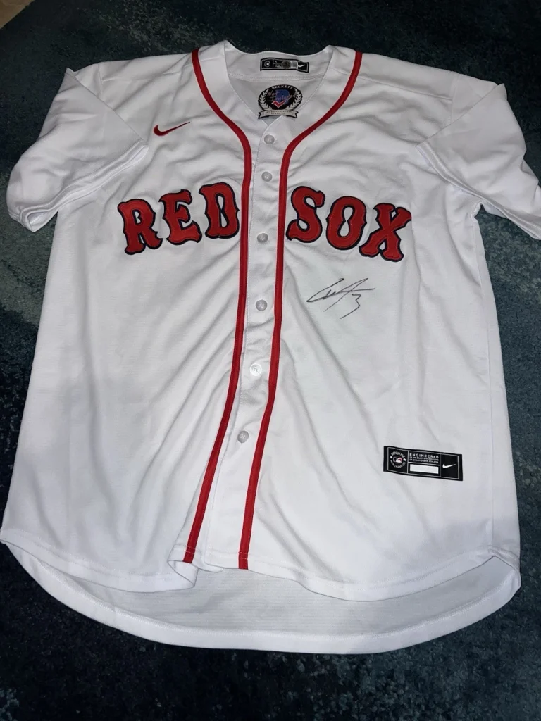 Ceddanne Rafaela Signed Boston Red Sox Jersey Star Slugger Beckett