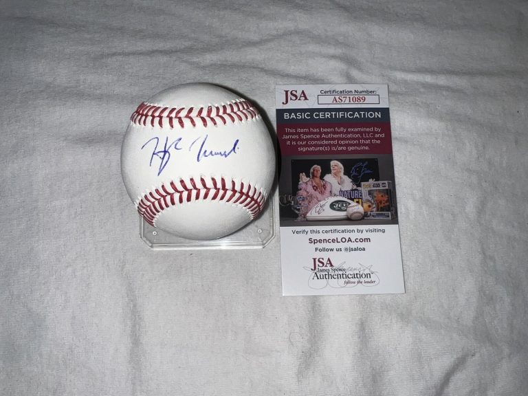 Hayden Wesneski Signed Official Major League Baseball Chicago Cubs Star JSA #3