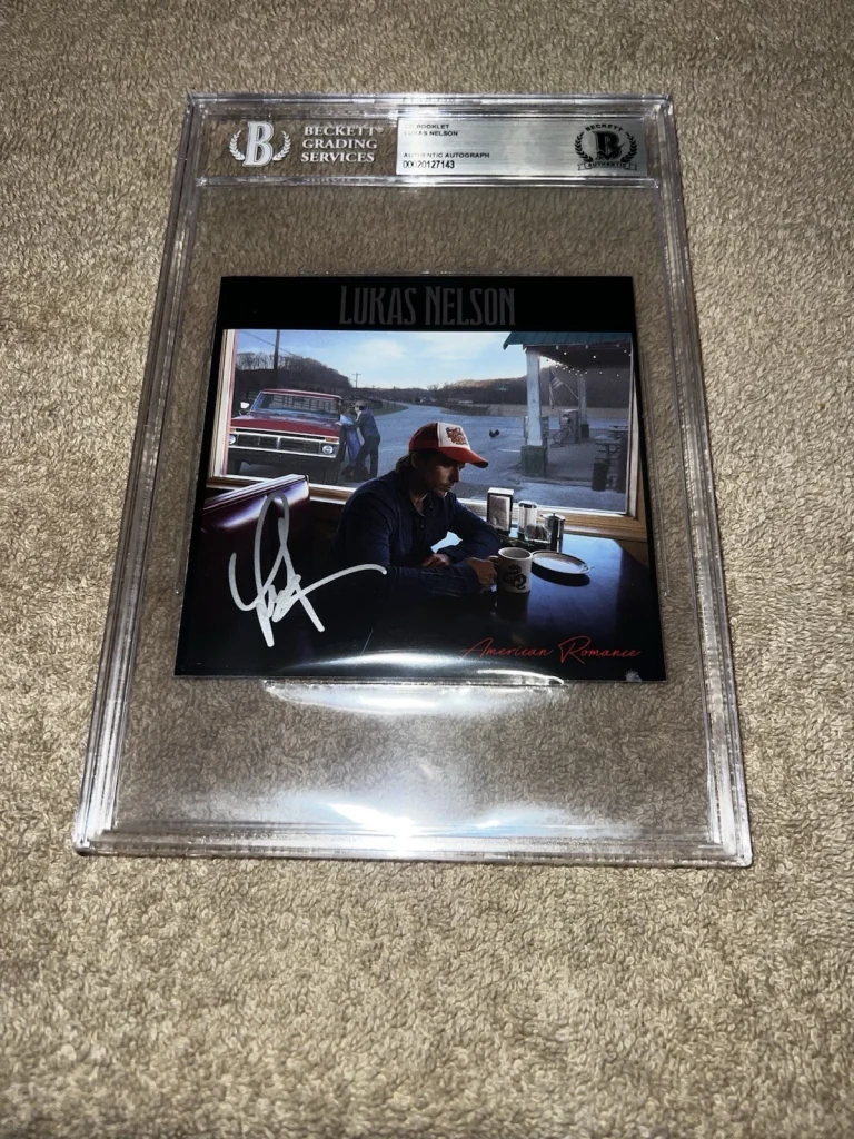 Lukas Nelson Signed American Romance CD Booklet Country Music Legend Beckett