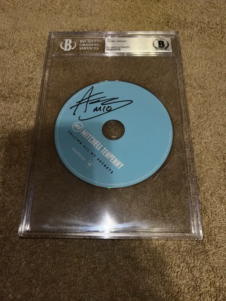 Mitchell Tenpenny Signed Telling All My Secrets CD Country Music Legend Beckett