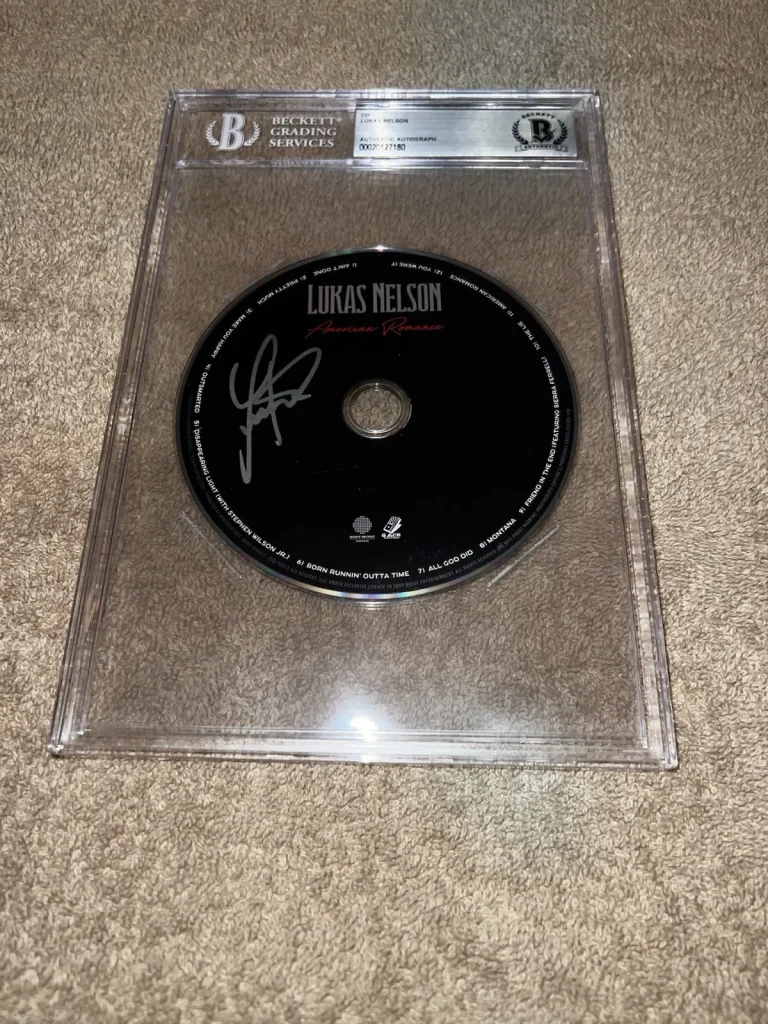 Lukas Nelson Signed American Romance CD Country Music Legend Beckett