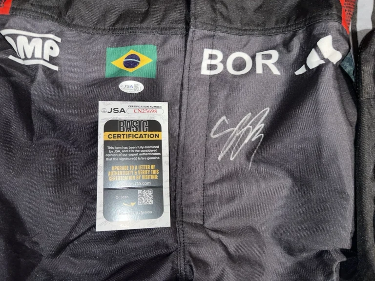 Gabriel Bortoleto Signed Full Size Audi 2026 Season Race Suit Brazil JSA Auth
