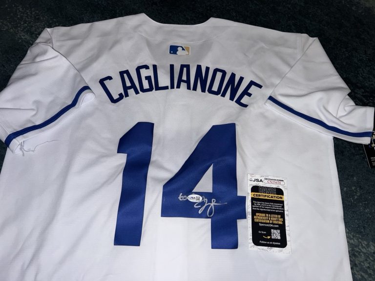 Jac Caglianone Signed Kansas City Royals Jersey Superstar Slugger JSA Auth