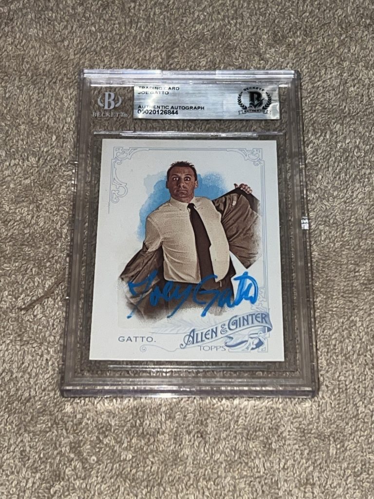 Joe Joey Gatto Signed 2015 Topps Allen & Ginter Card Impractical Jokers Beckett