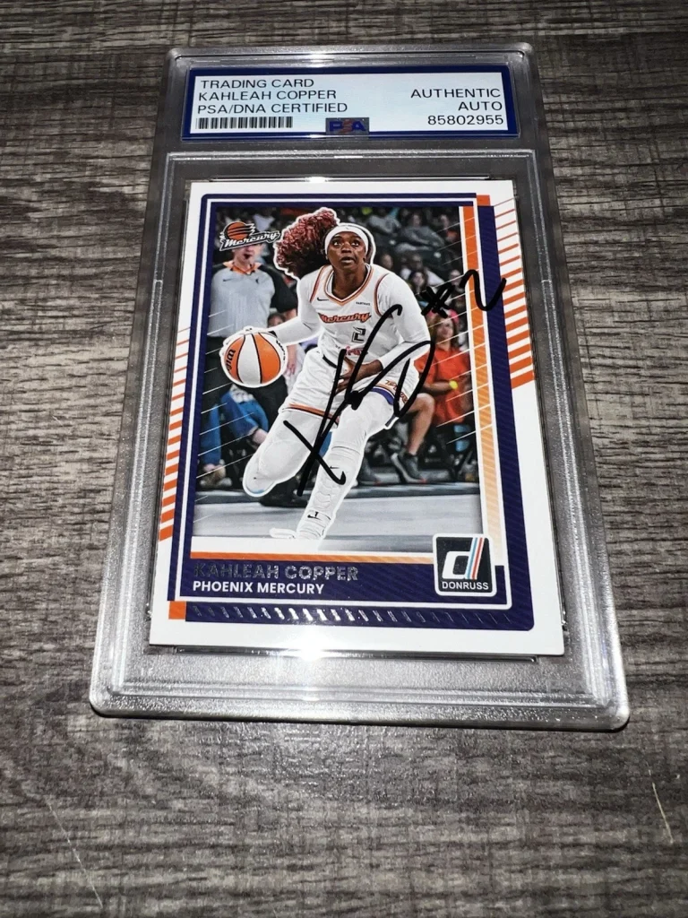 Kahleah Copper Signed 2025 Panini Donruss Trading Card WNBA Star PSA/DNA