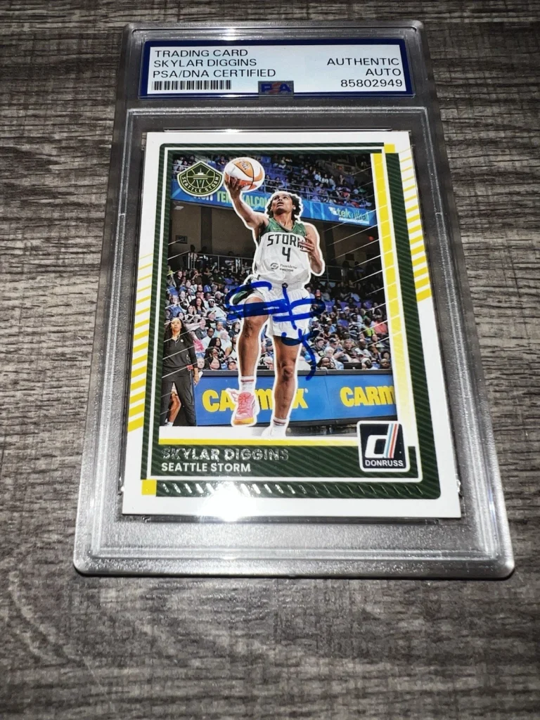 Skylar Diggins Signed 2025 Panini Donruss Trading Card WNBA Star PSA/DNA