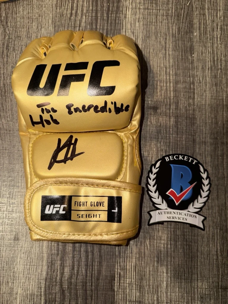 Josh Hokit Signed UFC Glove UFC Champ Superstar White House Beckett