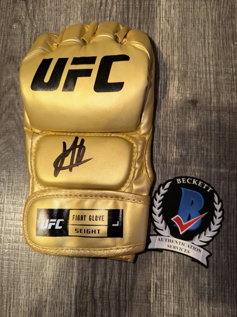 Josh Hokit Signed UFC Glove UFC Champ Superstar White House Beckett #2