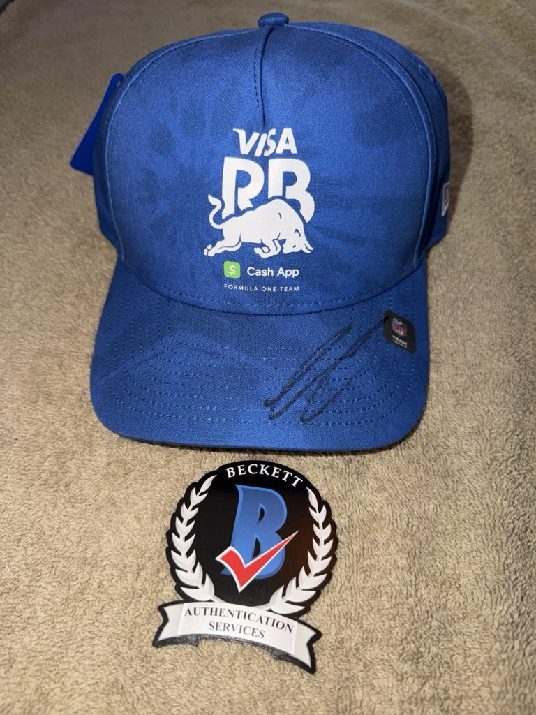 Arvid Lindblad Signed Official Racing Bulls Racing Hat F1 Superstar Beckett