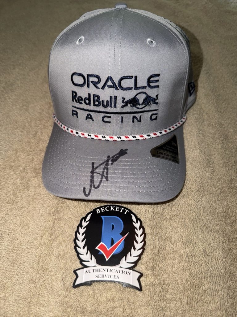 Nikola Tsolov Signed Official Red Bull Racing Hat F2 Superstar Beckett