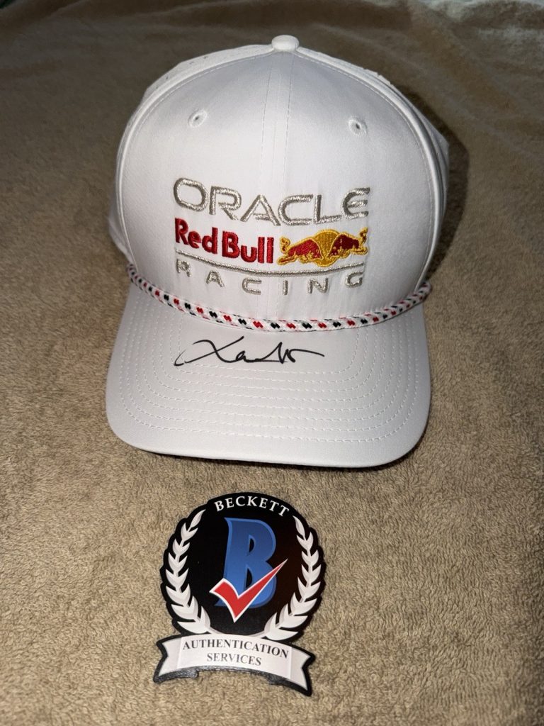 Laurent Mekies Signed Official Red Bull Racing Hat F1 Principle Beckett #2