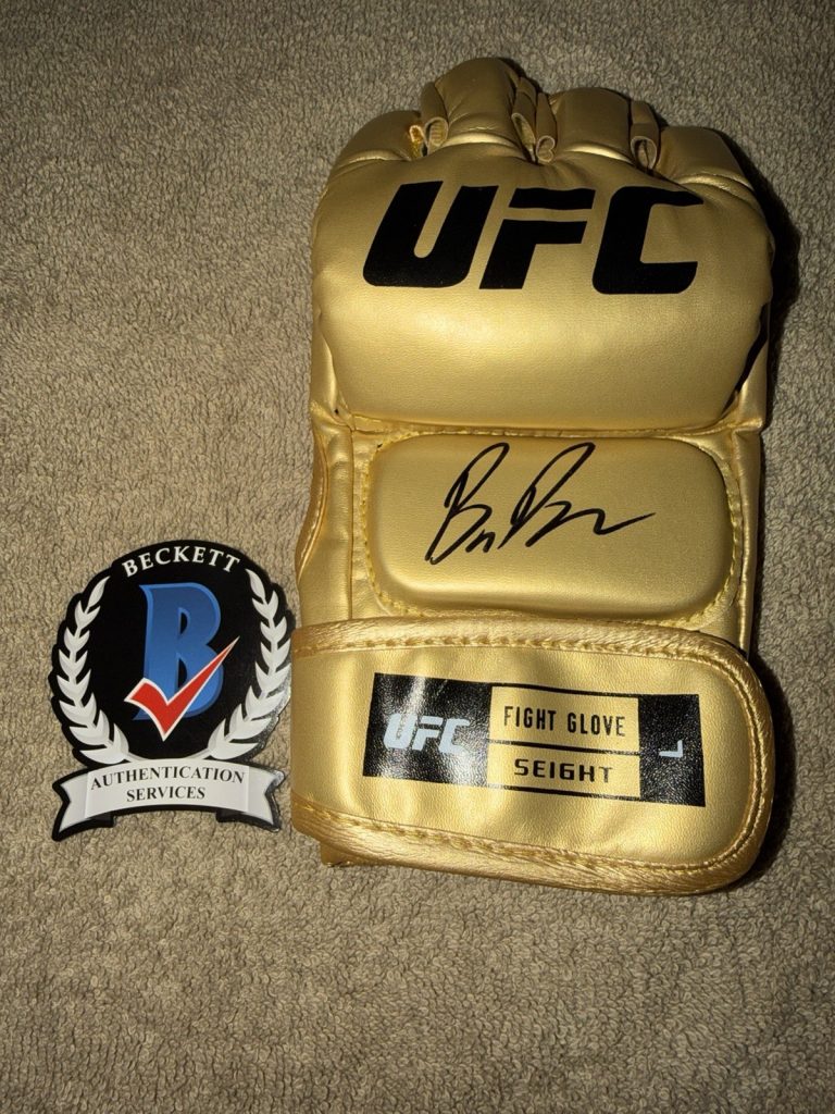 Bruce Buffer Signed UFC Glove UFC Voice Of The Octagon Superstar Beckett