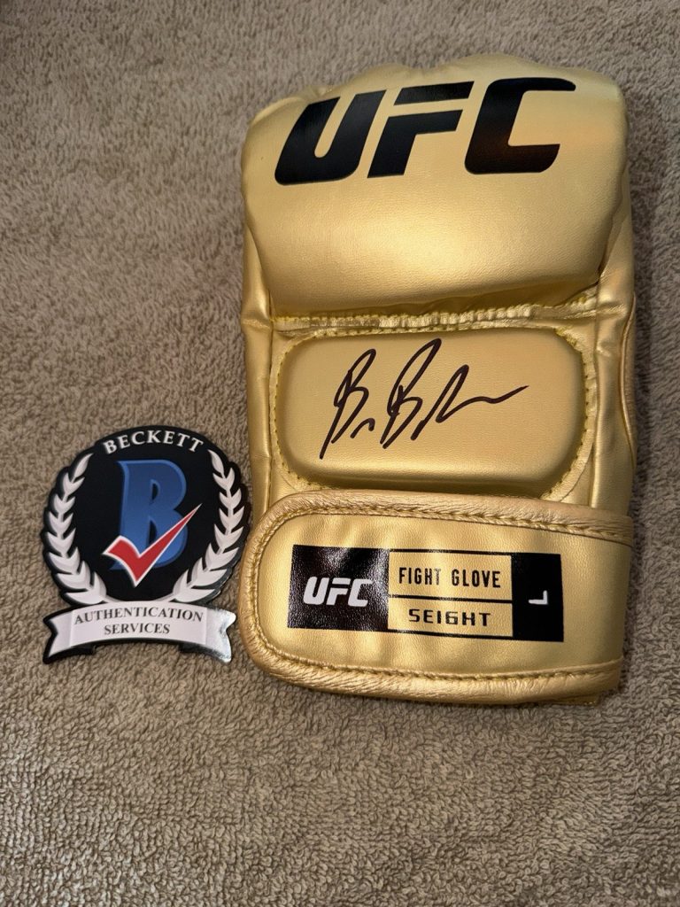 Bruce Buffer Signed UFC Glove UFC Voice Of The Octagon Superstar Beckett #2