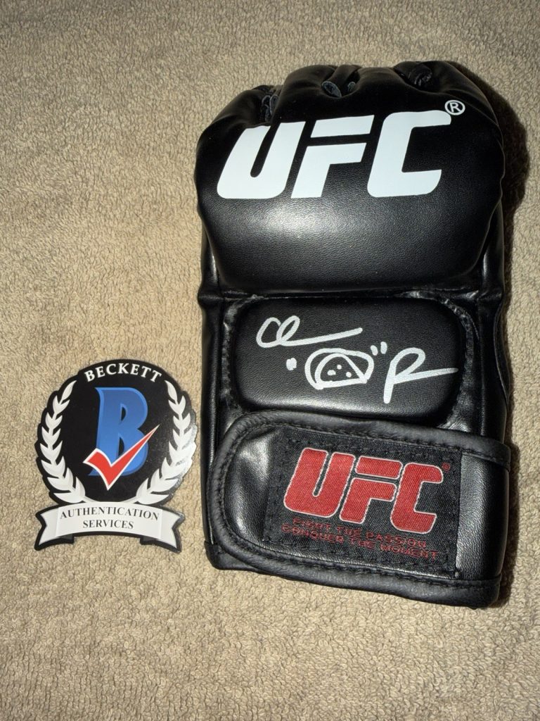 Chris Taco Padilla Signed UFC Glove UFC Future Champ Superstar Beckett #3