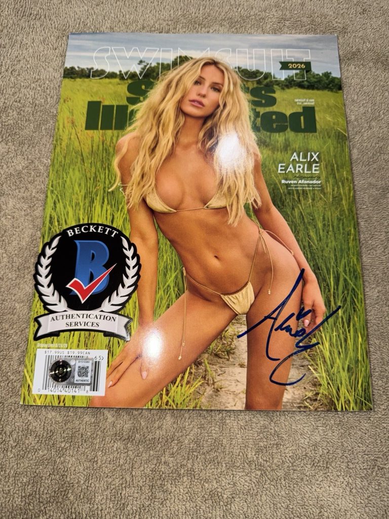 Alix Earle Signed Sports Illustrated Full Magazine 2026 SI Swim Edition Beckett