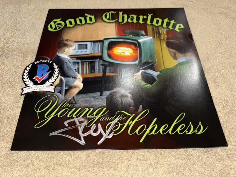 Joel Madden Signed The Young And The Hopeless Vinyl Good Charlotte Beckett