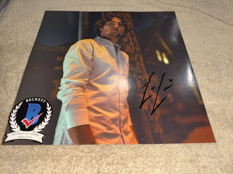 Bailey Zimmerman Signed Leave The Light On Vinyl Insert Country Music Beckett