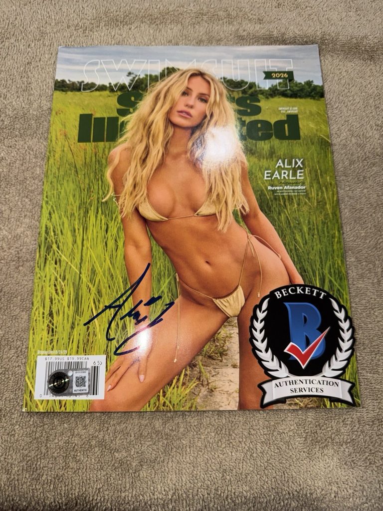 Alix Earle Signed Sports Illustrated Full Magazine 2026 SI Swim Edition BAS #3