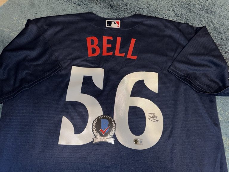 Josh Bell Signed Minnesota Twins Jersey Star Slugger Legend Beckett #2