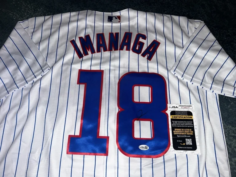 Shota Imanaga Signed Chicago Cubs Jersey Star Ace Japan JSA Auth
