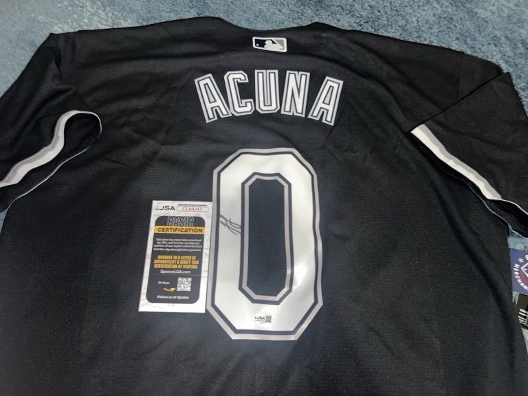 Luisangel Acuna Signed Chicago White Sox Jersey Superstar Slugger JSA Auth