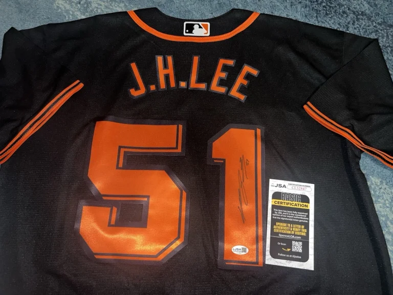 Jung Hoo Lee Signed San Francisco Giants Jersey Star Slugger JSA Auth #2