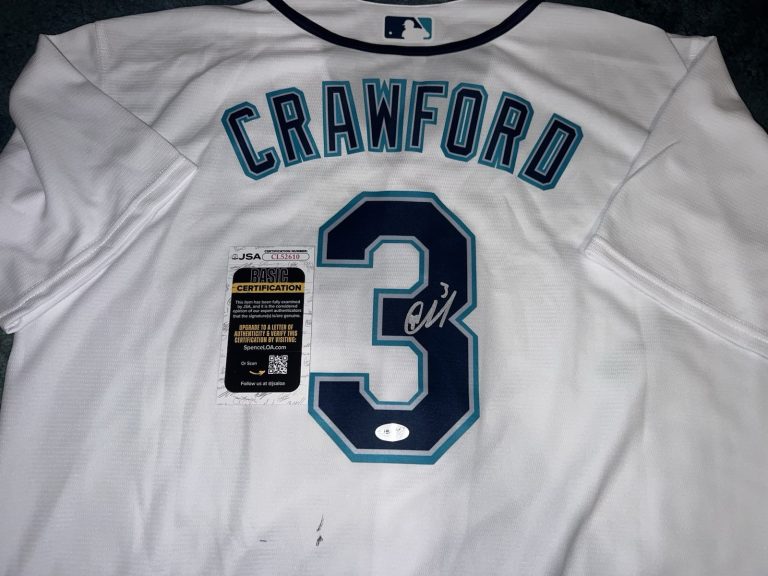 JP Crawford Signed Seattle Mariners Jersey Superstar Slugger JSA Auth