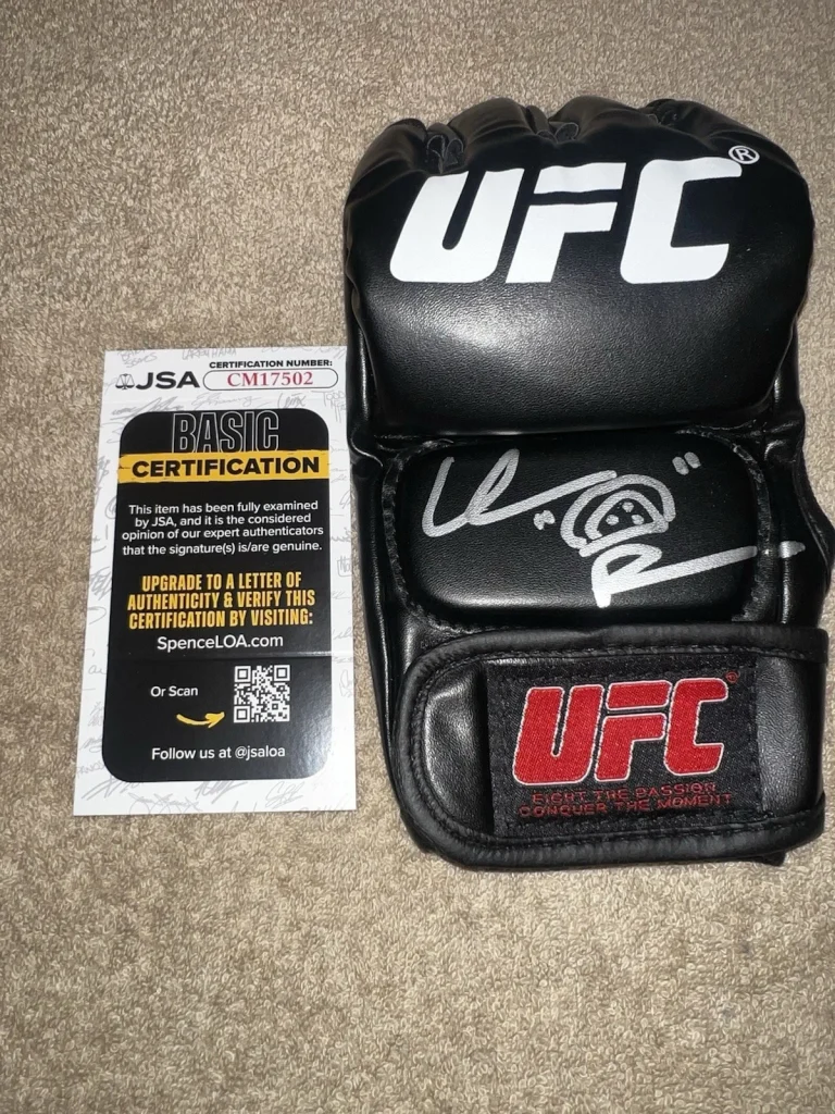 Chris Taco Padilla Signed UFC MMA Glove UFC Future Champ JSA Auth #2