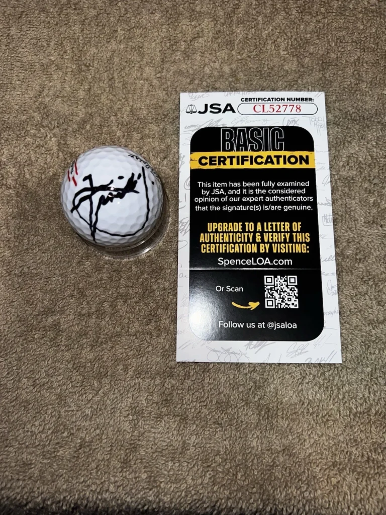 Xander Schauffele Signed Official 2024 PGA Championship Golf Ball JSA Auth