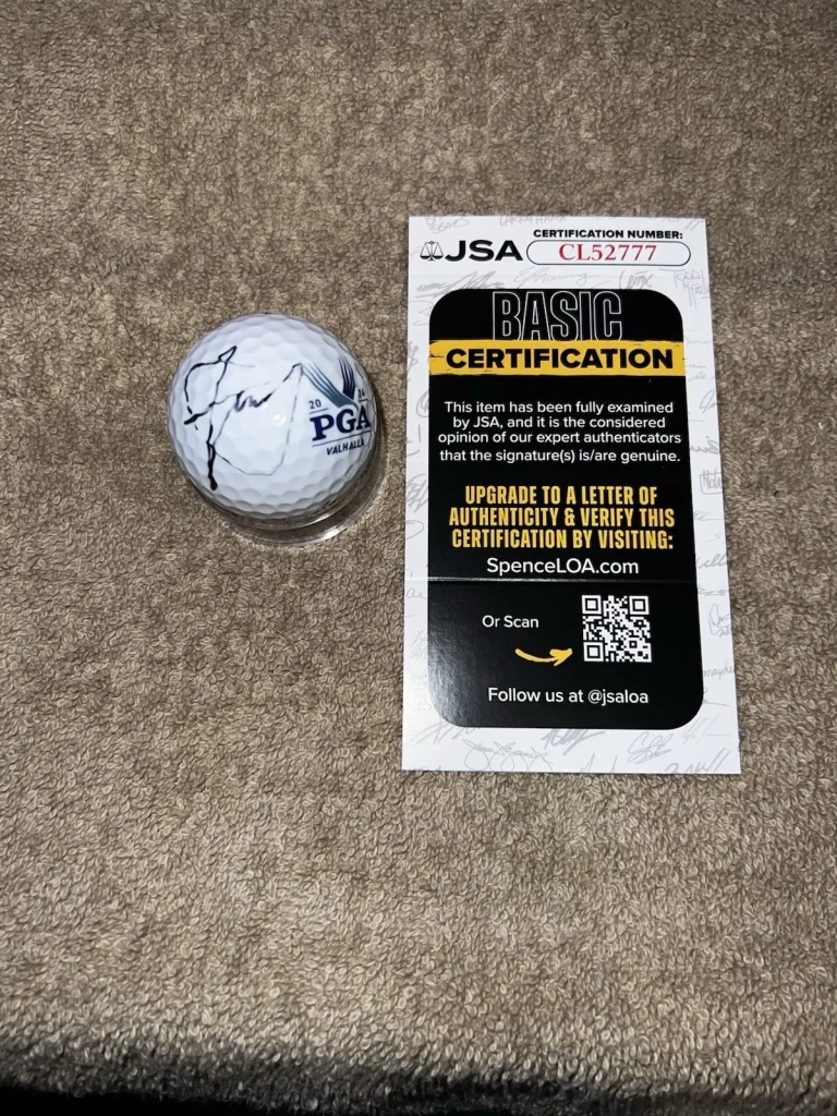 Xander Schauffele Signed Official 2024 PGA Championship Golf Ball JSA Auth #2