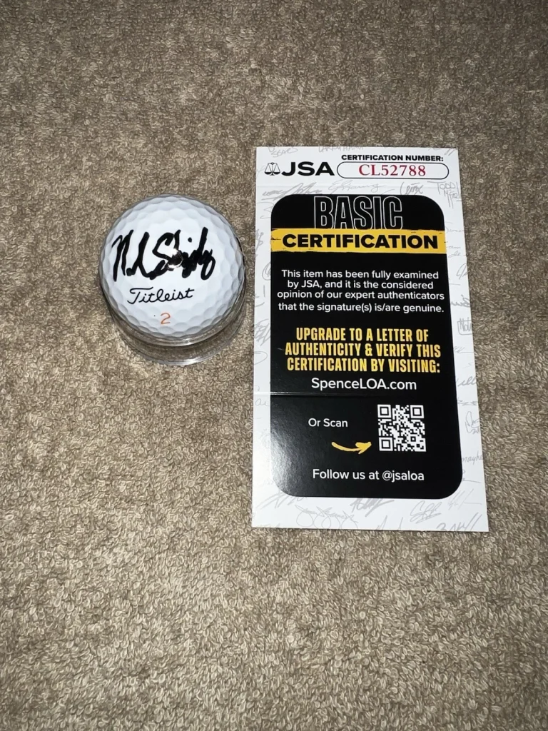 Neal Shipley Signed Official Titleist Golf Ball PGA Legend JSA Cert