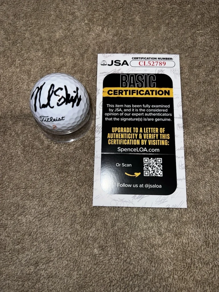 Neal Shipley Signed Official Titleist Golf Ball PGA Legend JSA Cert #2