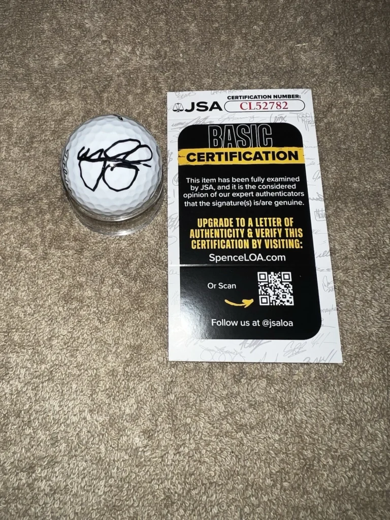 Michael Thorbjornsen Signed Official Titleist Golf Ball PGA Legend JSA Cert