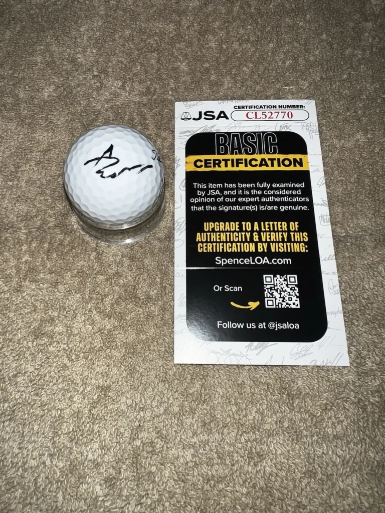 Jordan Spieth Signed Official Titleist Golf Ball PGA Legend JSA Cert